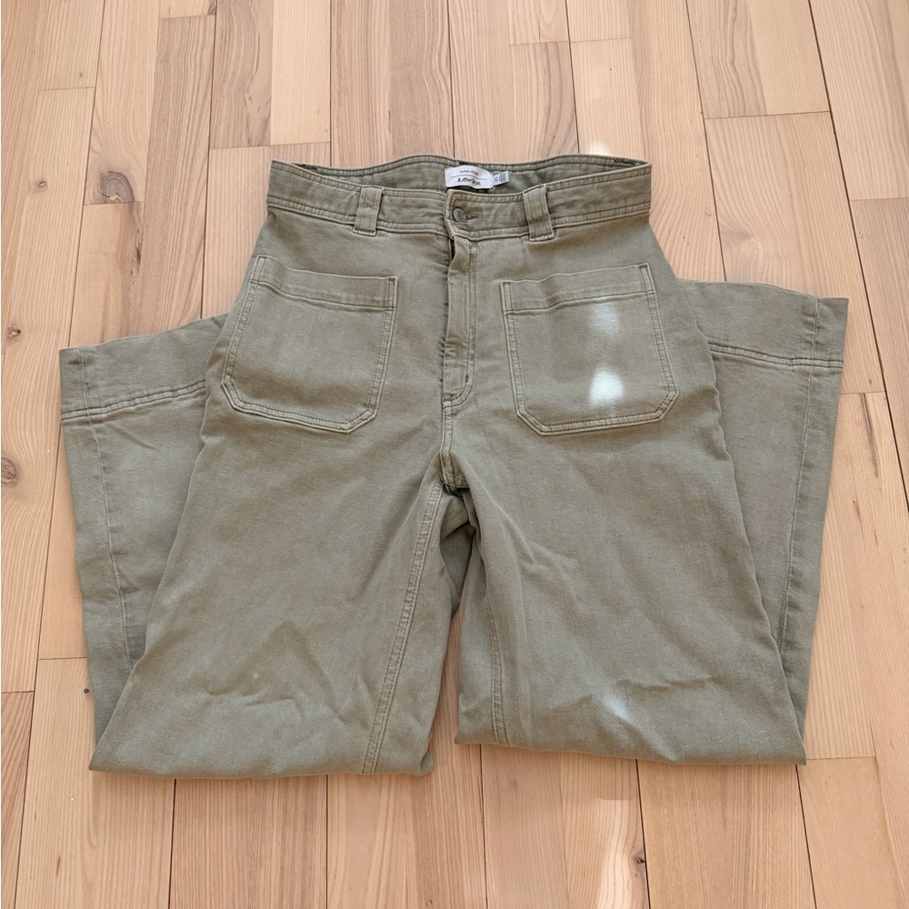 & Other Stories Olive Green Cargo Pants